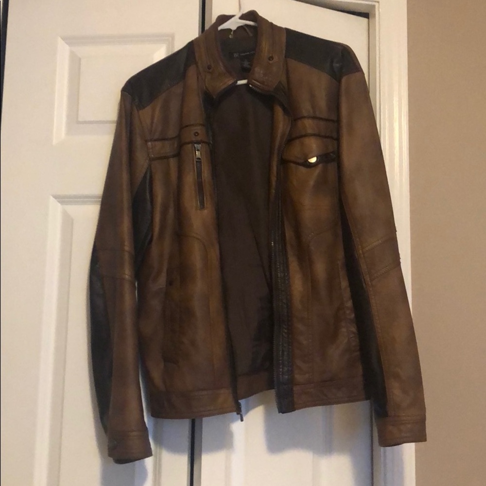 International Concepts Leather Jacket